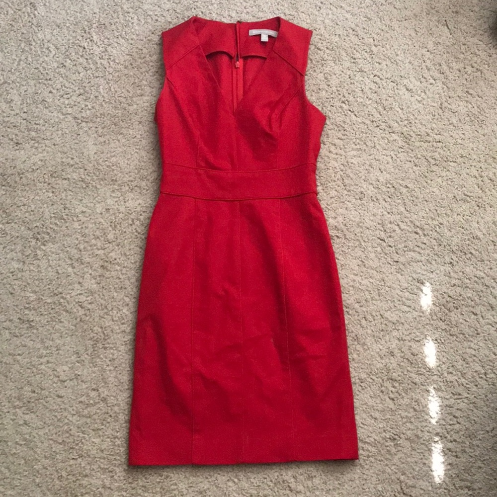 Red Dress From Banana Republic